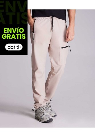 Pantalón Outdoor Básico  Para Hombre Marfil Atmos Atmos