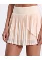 Falda Plisada Con Biker Integrado  Para Mujer Beige Atmos de Atmos