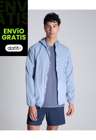 Chaqueta Deportiva Rompevientos  Para Hombre Azul Atmos Atmos
