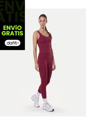 Camiseta Tank Top Aerius Skin Para Mujer Vino Atmos