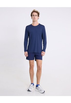 Bermuda  Para Hombre Biker Interno Medio Color Azul Marca Atmos #32100165