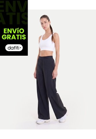 Top Soporte Medio Escote U Copas  Para Mujer Blanco Atmos Atmos