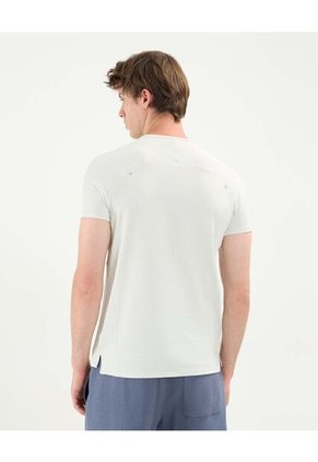 Camiseta Para Hombre Manga Corta Cuello Redondo Color Blanco Marca Atmos #32090212