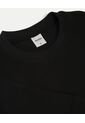 Camiseta Regular Fit Manga Corta Texturizada  Para Hombre Negro Atmos de Atmos