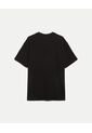 Camiseta Regular Fit Manga Corta Texturizada  Para Hombre Negro Atmos de Atmos