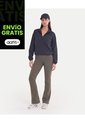 Chaqueta Rompevientos Cuello Alto  Para Mujer Negro Atmos de Atmos