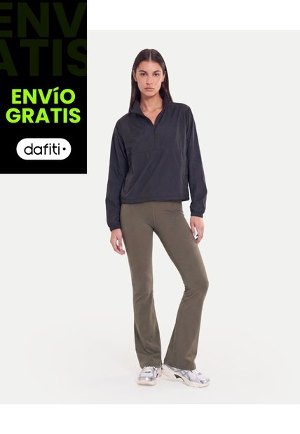 Top Soporte Medio Copas Removibles  Para Mujer Verde Atmos