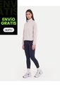 Chaqueta Rompevientos Cuello Alto  Para Mujer Crema Atmos de Atmos
