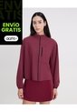 Chaqueta Full Zipper Hooka  Para Mujer Vino Atmos de Atmos