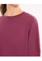 Buzo Cuello Redondo Amplio Lofi  Para Mujer Vino Atmos de Atmos