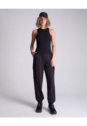 Jogger Cargo Para Mujer Negro Atmos