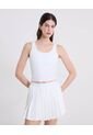 Camiseta Tank Top Aerius Skin  Para Mujer Blanco Atmos de Atmos