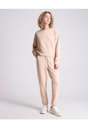 Jogger Básico Para Mujer Beige Atmos