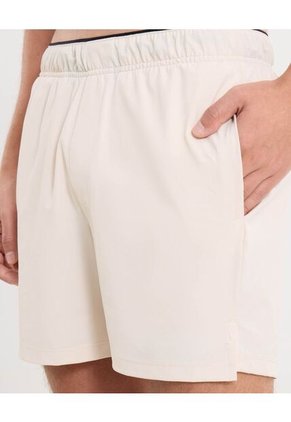 Bermuda Para Hombre Deportiva Medio Color Beige Marca Atmos #32100110