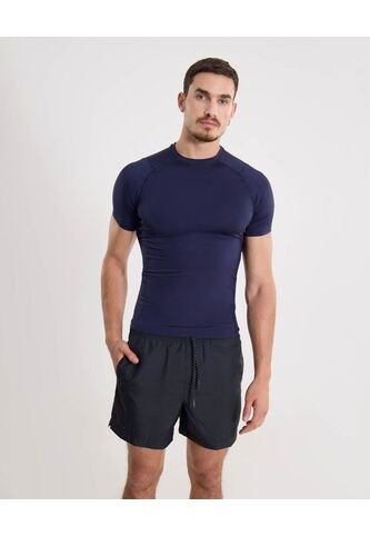 Camiseta Para Hombre Manga Corta Cuello Redondo Color Azul Marca Atmos #32090266 Atmos