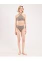 Top Con Cut Out  Para Mujer Café Atmos de Atmos