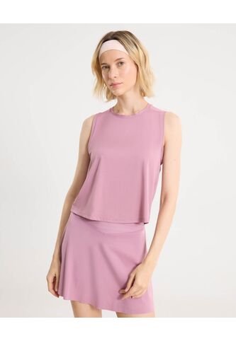 Camiseta Deportiva Básica  Para Mujer Morado Atmos Atmos