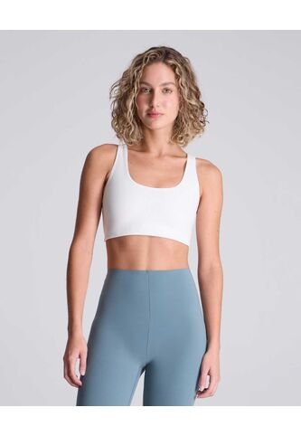 Top Para Mujer Top Color Marfil Marca Atmos #31220111 Atmos