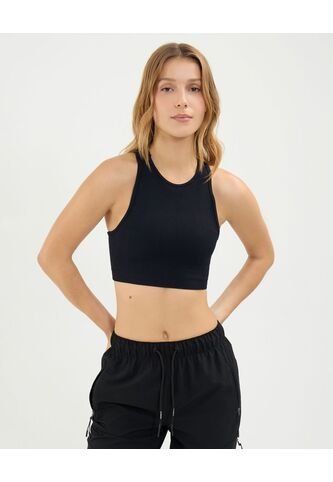 Top Para Mujer Top Color Negro Marca Atmos #31220132 Atmos