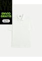 Polo Manga Corta Algodón  Para Hombre Blanco Atmos de Atmos