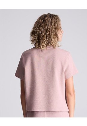 Camiseta Para Mujer Manga Corta Cuello Redondo Color Rosado Marca Atmos #31090196