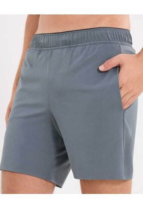 Bermuda Para Hombre Deportiva Medio Color Gris Marca Atmos #32100118