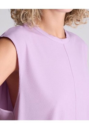 Camiseta Para Mujer Manga Corta Color Lila Marca Atmos #31090151