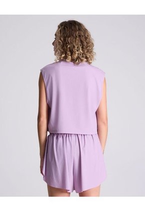 Camiseta Para Mujer Manga Corta Color Lila Marca Atmos #31090151