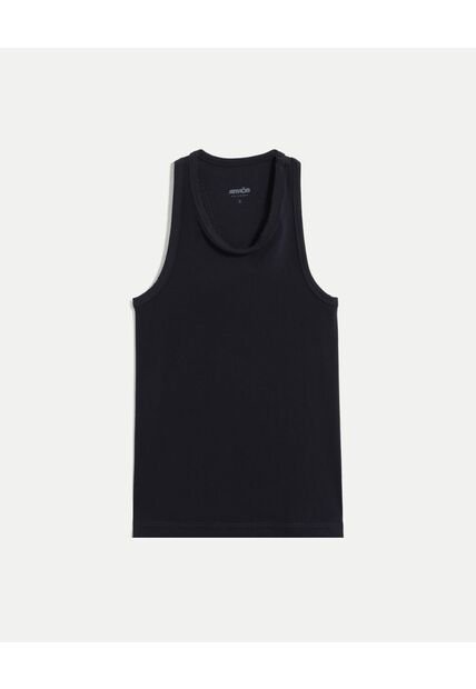 Camiseta Para Mujer Manga Sisa Tank Top Color Negro Marca Atmos #31090334