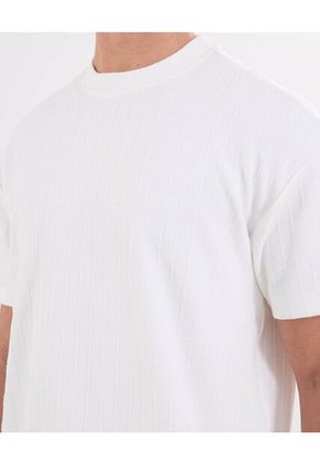 Camiseta Para Hombre Manga Corta Cuello Redondo Color Blanco Marca Atmos #32090252