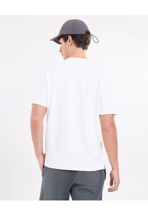 Camiseta Para Hombre Manga Corta Cuello Redondo Color Blanco Marca Atmos #32090252