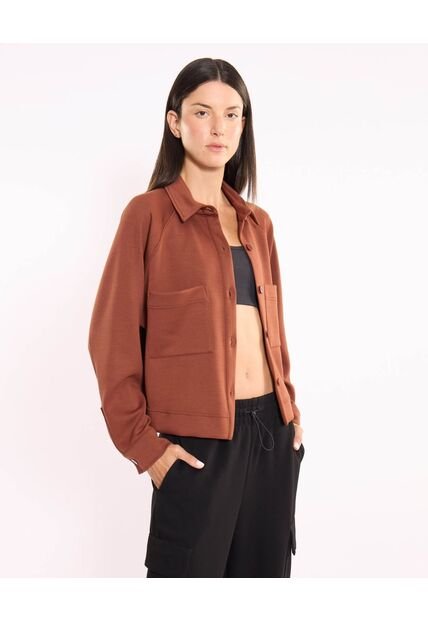 Chaqueta Para Mujer Abrigo Color Café Marca Atmos #31080073