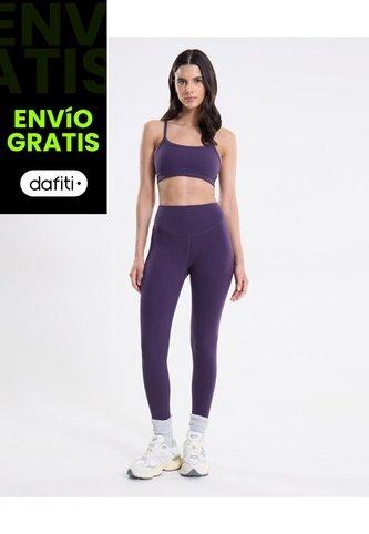 Top Con Tiras Soporte Bajo Aerius Skin  Para Mujer Uva Atmos Atmos