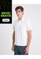 Polo Manga Corta Plush  Para Hombre Blanco Atmos de Atmos