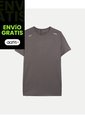 Camiseta Deportiva Texturizada  Para Hombre Gris Atmos de Atmos