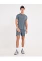 Bermuda Para Hombre Deportiva Medio Color Gris Marca Atmos #32100118 de Atmos
