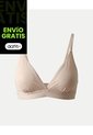 Top Triangular Cruzado Microfibra X1 Para Mujer Crema Atmos de Atmos