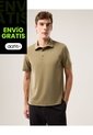 Polo Manga Corta Plush  Para Hombre Verde Atmos de Atmos