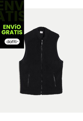 Chaleco Ovejero  Para Hombre Negro Atmos Atmos