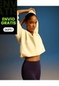 Saco Tejido Cuello V Estructurado  Para Mujer Crema Atmos de Atmos