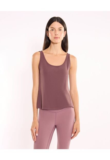 Camiseta Para Mujer Manga Sisa Cuello Redondo Color Morado Marca Atmos #31090268