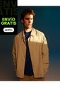 Chaqueta Sobrecamisa Técnica  Para Hombre Beige Atmos de Atmos
