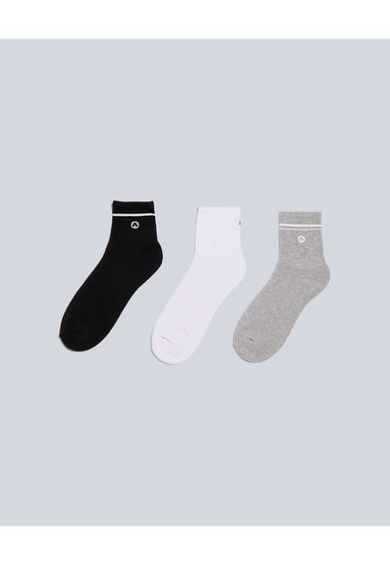 Medias Para Hombre Caña Media Color Gris  Marca Atmos #32980017