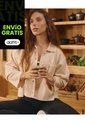 Saco Corto Abierto Bolsillos Frontales  Para Mujer Blanco Atmos de Atmos