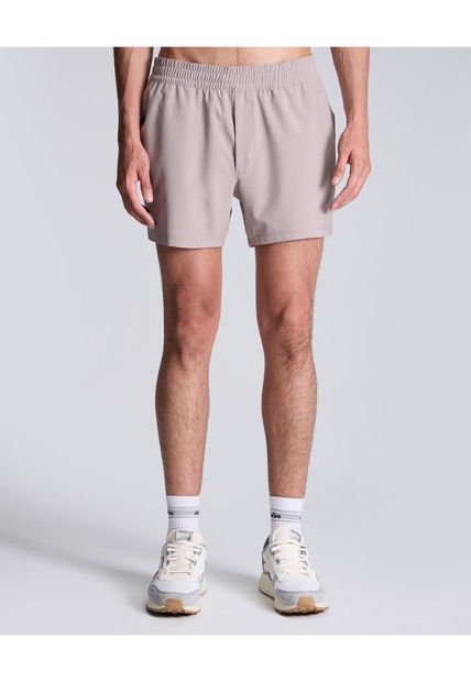 Bermuda Para Hombre Deportiva Largo Color Beige Marca Atmos #32100080