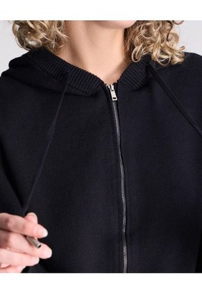 Saco Para Mujer Zipper Color Negro Marca Atmos #31330003