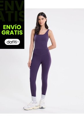 Camiseta Tank Aerius Skin Ligera Para Mujer Deportiva Color Morado Marca Atmos