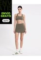 Top Soporte Alto Aerius Skin  Para Mujer Verde Atmos de Atmos