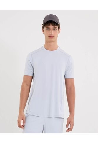 Camiseta Para Hombre Manga Corta Cuello Redondo Color Azul Marca Atmos #32090209 Atmos