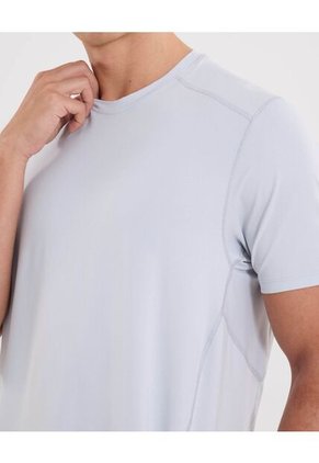 Camiseta Para Hombre Manga Corta Cuello Redondo Color Azul Marca Atmos #32090209